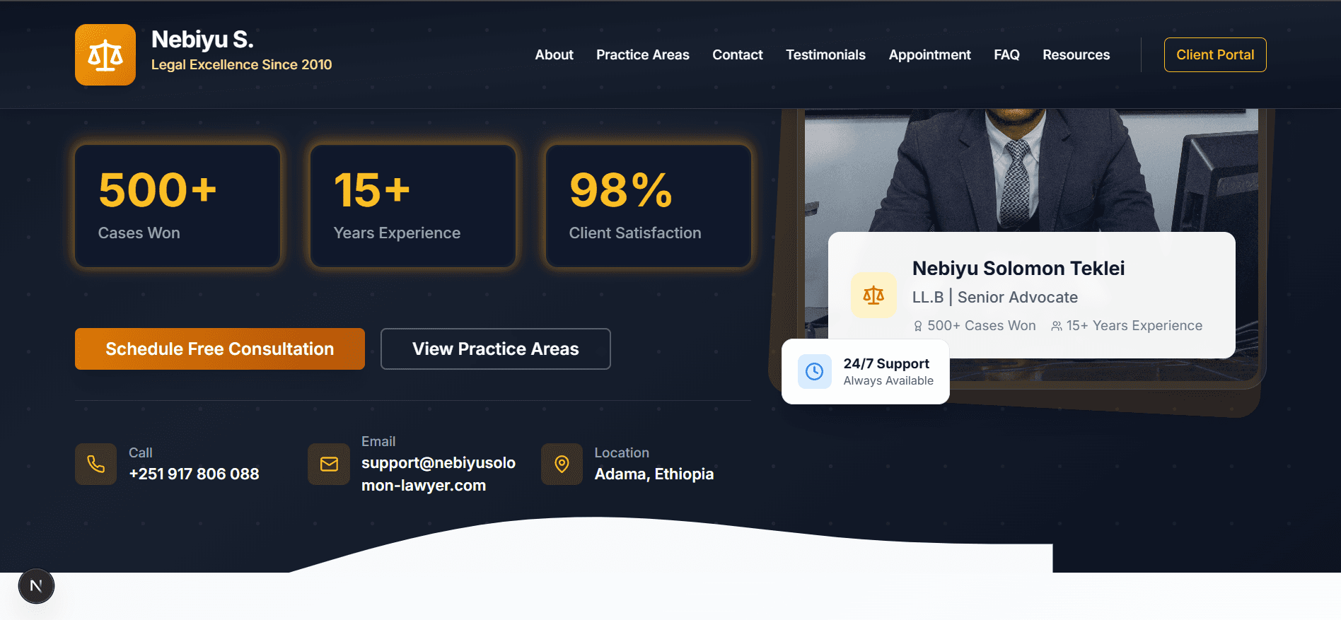 Professional Legal Practice Management Platform
